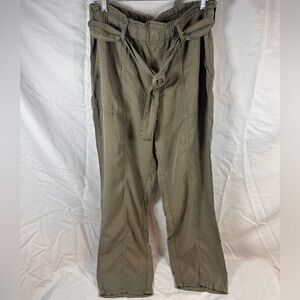 Women’s Social Sanctuary Tie Waist Flowey Pant Size Large